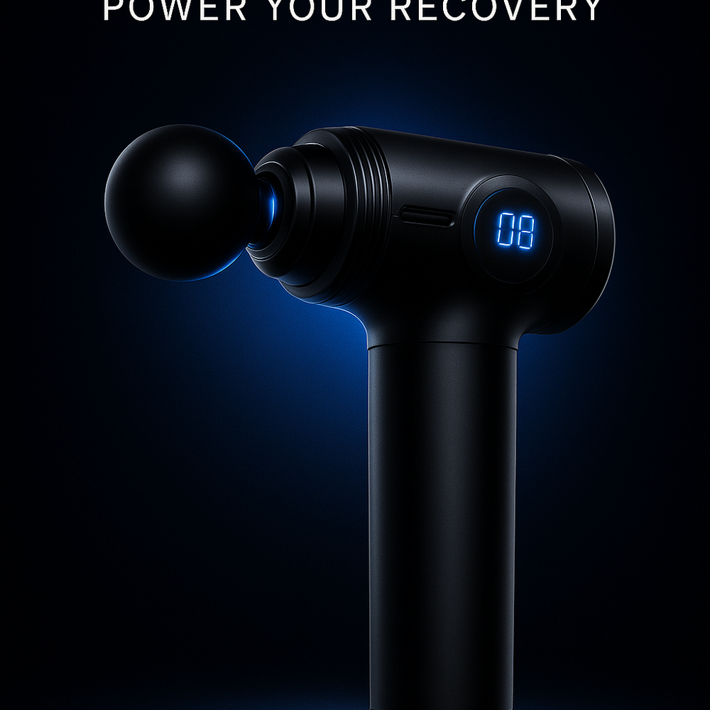 Kinetix™ Power Massage Gun — Deep Tissue Recovery Device